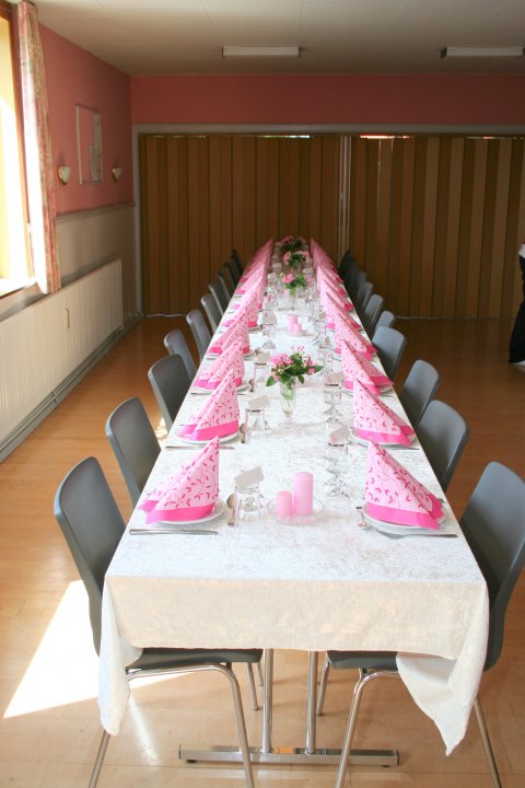 Bordet med blomster
