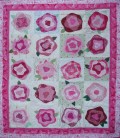 Lisbeths blomsterquilt skal udstilles.