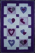 Denne quilt er bortloddet.