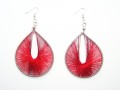 Deep Red Thread Wrapped Tears reringe