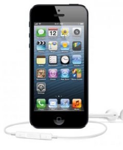 Billede af Apples nyeste iPhone 5.