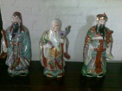 3 kinesiske guder i porceln