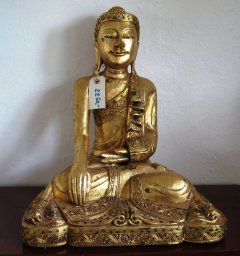 Buddha i hndskret tr