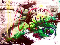 Kvinden flytter ind