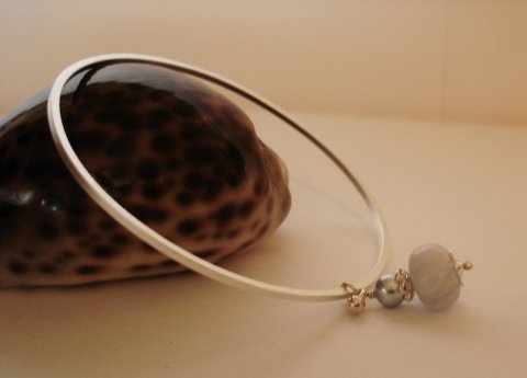 Armring m. Blonde Agat