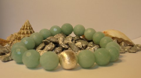 Armbnd m. Amazonit