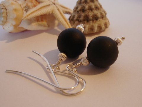 Slvreringe m. Mat Onyx