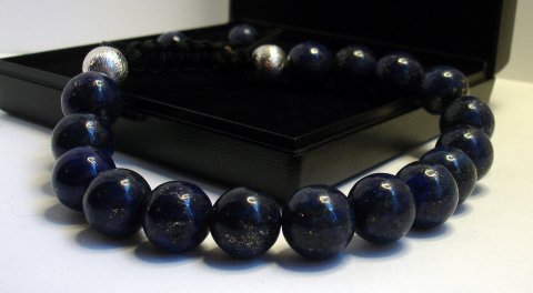 Armbnd m. Lapis Lazuli