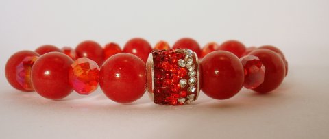 Armbnd i Rde Toner