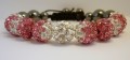 Krystal Armbnd -White n Rose-