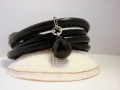 Skindarmbnd m. Anboret Onyx Drbe