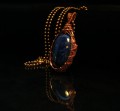 Halskde m. -Lapis Lazuli-