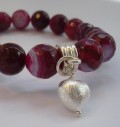 Armbnd m. Lilla Agat