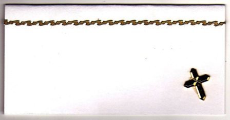 Hvid bordkort til konfirmation