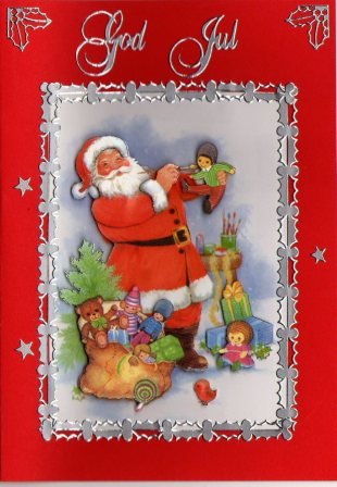 Julemand laver gaver