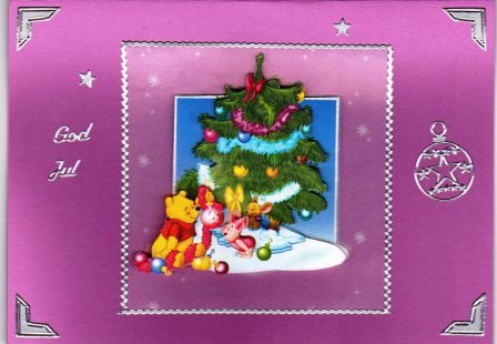 Peter Plys pynter juletr�