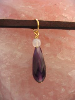 Ametyst og lille mnesten.