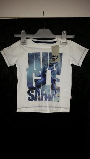 Jungle Safari B�rne T-shirt  Str. 86-92 / 1-2 �r