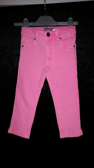 Rappe pige bukser Pink bukser med diamant detalje St�rrelse: 110/(4-5 �r), 116/(5-6 �r)