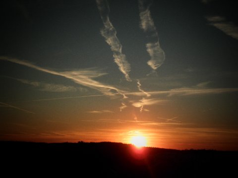 Solnedgang fra 10.