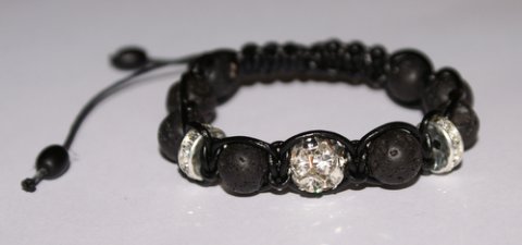 Lava med rhinestone