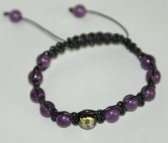 Lilla ametyst og lampwork