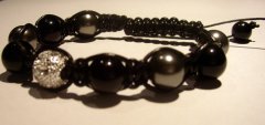 swarovski rhinesten og onyx