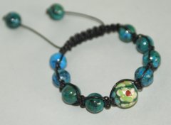 Azurite og blomst