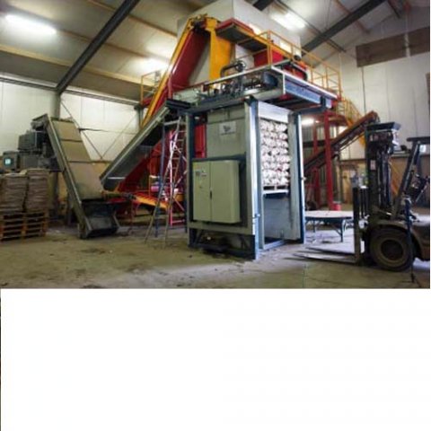 The VPM 600 and VPM 700 models are the most popular Verbruggen palletisers