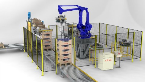 IPLA Kassepalletering med Robot