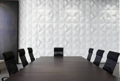 PRIZMA 3D HVID FARVE dekorativ vgpanel