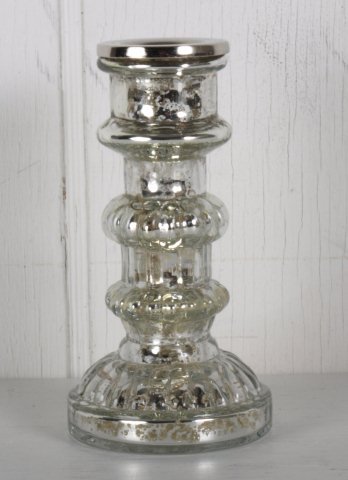 Candlestand, antique silver, 13x6,5 cm