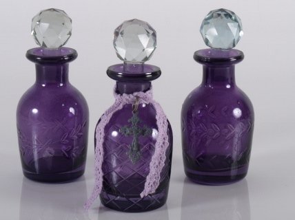 Parfumeflaske H14 cm, lilac