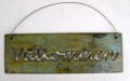 Sign Vlkommen 30x10 cm