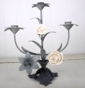 Church candleholder, 3 arms, 27x31 cm