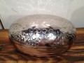 Egg, oval, 15x8 cm, nickel finish