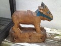 Vintage Tribal cow, 18x19,5 cm