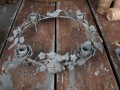 Advent candleholder, zinc
