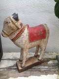 Vintage Tribal cow, 22x27,5 cm