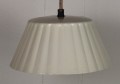 Metal lamp w. creamwhite finish 21x9,50 cm
