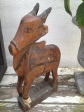Vintage Tribal cow, 14x28,5 cm