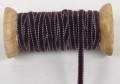 Velvet ribbon, light lilac w. stitch, woodspool, 7mmx25m