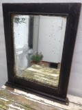 Bevelled mirror frame org. antique, 46x58,5 cm