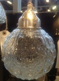 Glass lamp, round 17 cm