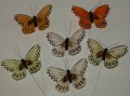 Butterfly on stick 7 cm