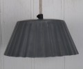 Metal lamp w. zink finish 21x9,50cm