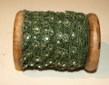 Lace ribbon, olivegreen, wood spool, 10mmx10m