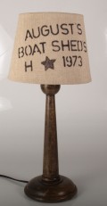 Tablelamp w. shade, jute H44 cm