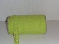 Lace ribbon, lime, 20mmx45m