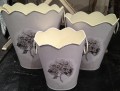 Flower pot, H18,5 cm